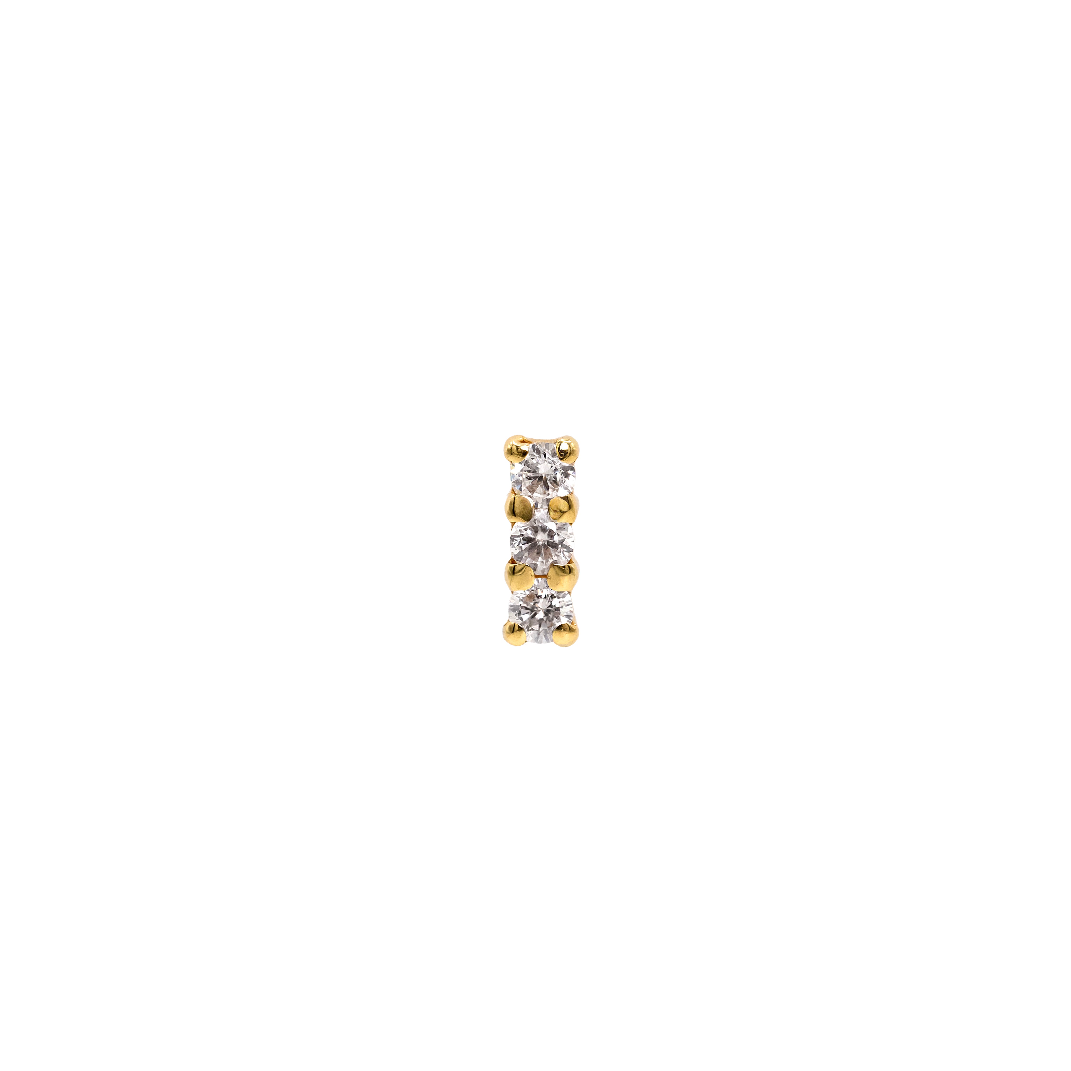 Pendiente Individual Stairs Oro amarillo 18 kt