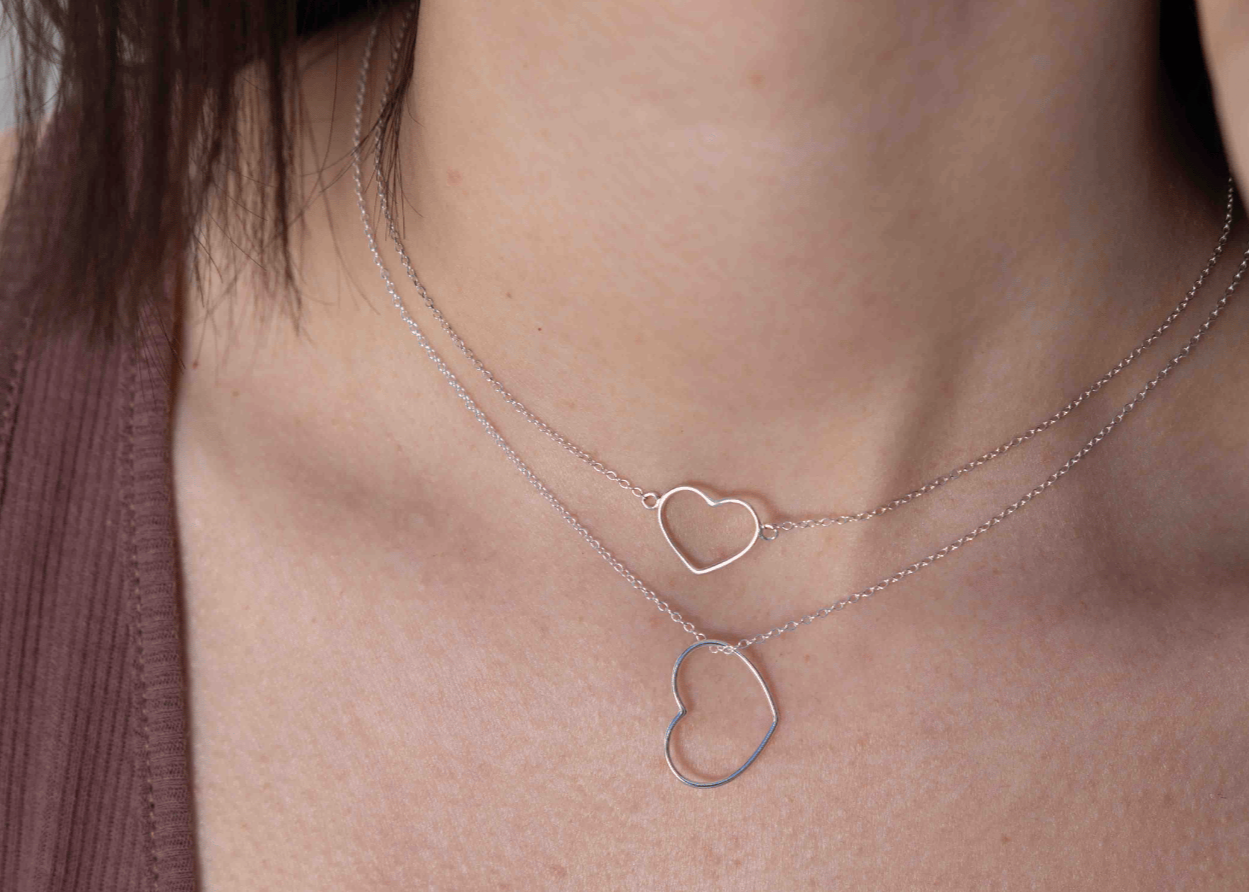 Colgante corazón plata 925