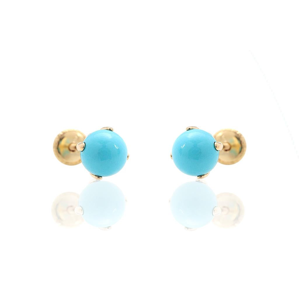 Turquesa 3mm oro
