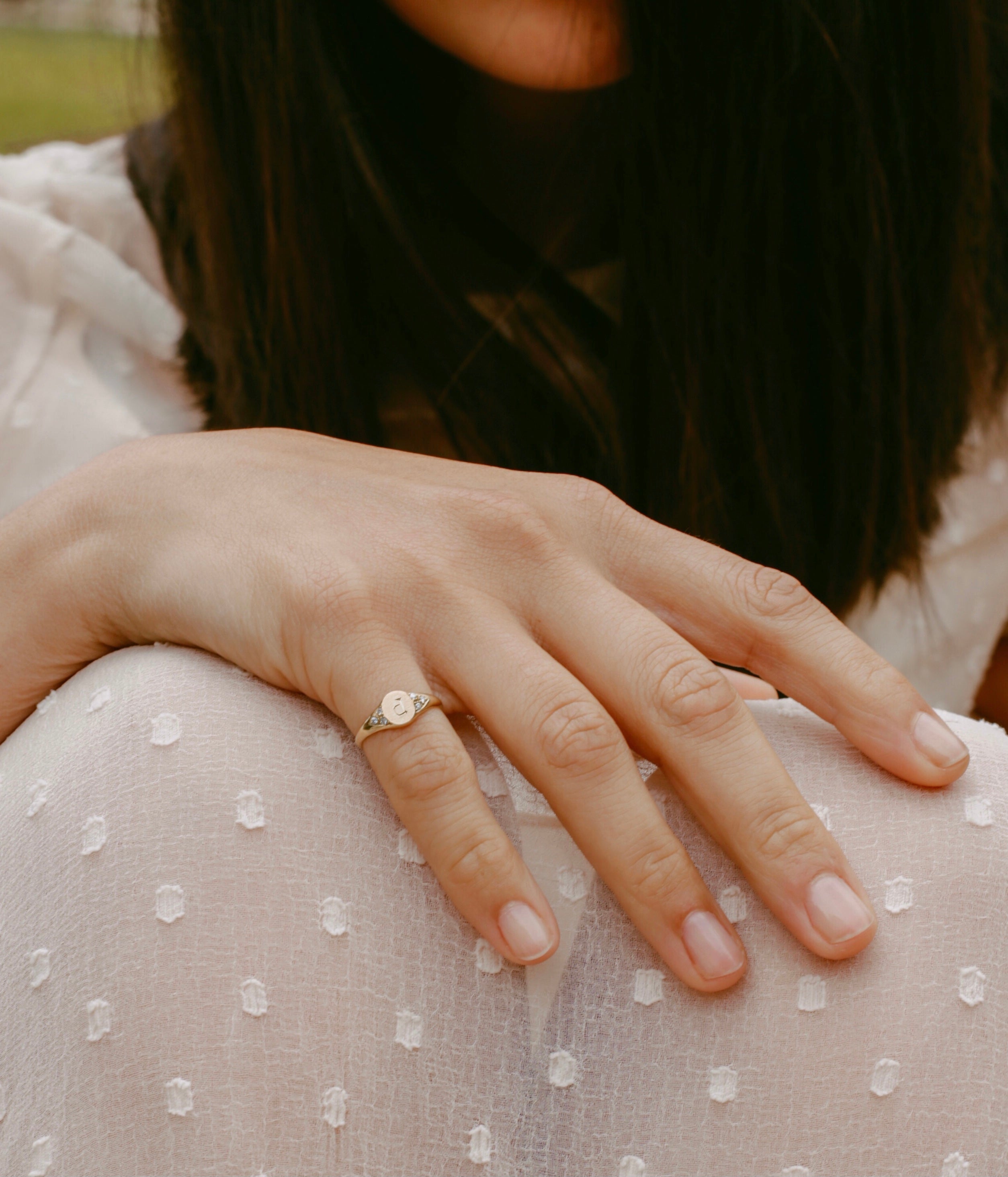Anillo personalizado sello Oro 18kt