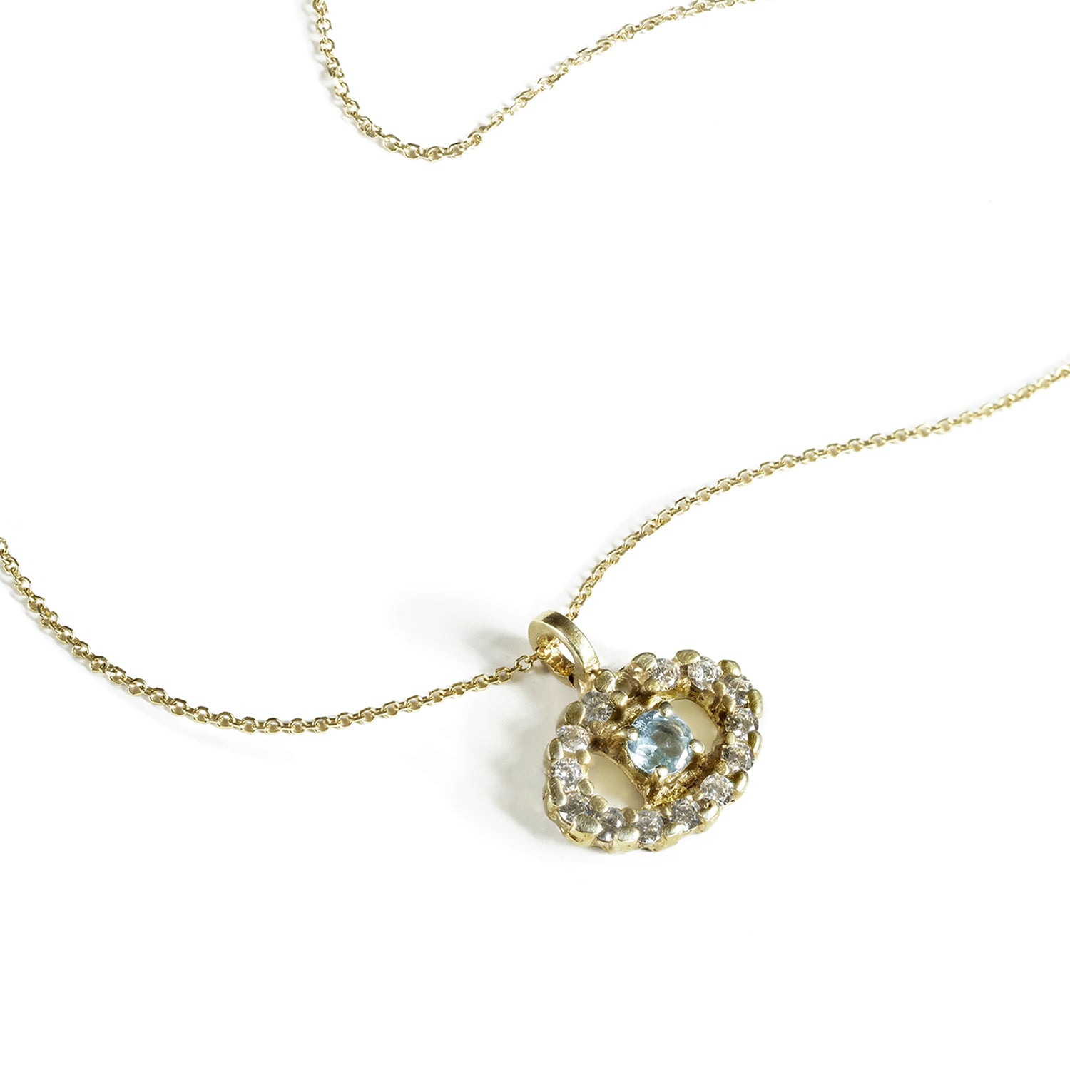 Colgante ojo griego Oro 18 kt