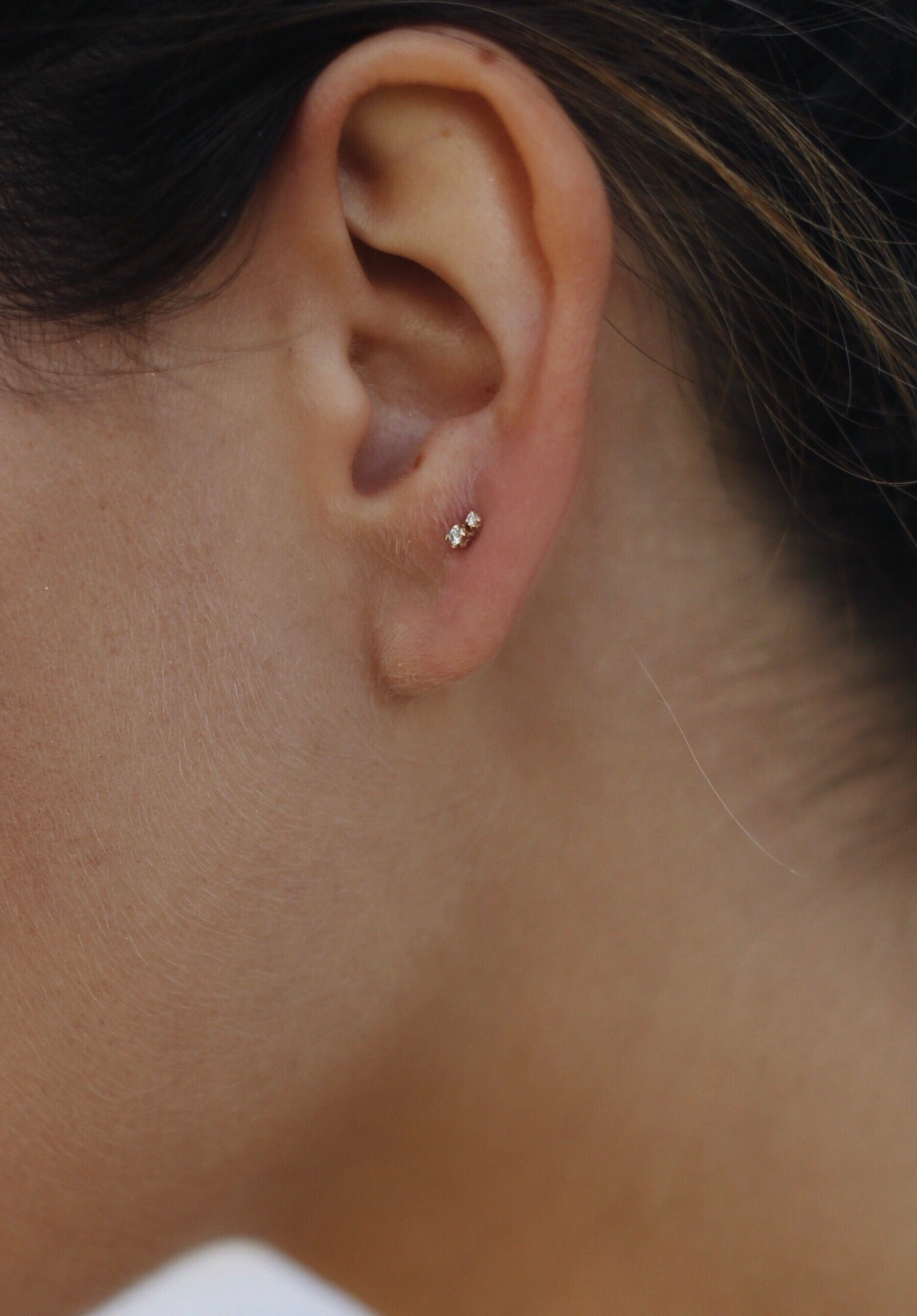 Pendiente Ito oro 18kt