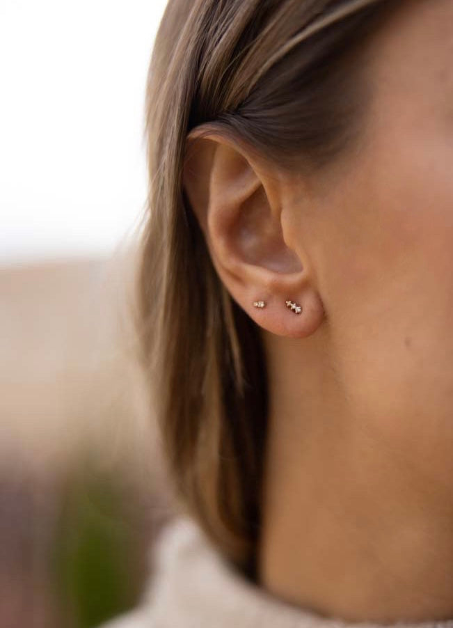 Pendiente Ito oro 18kt