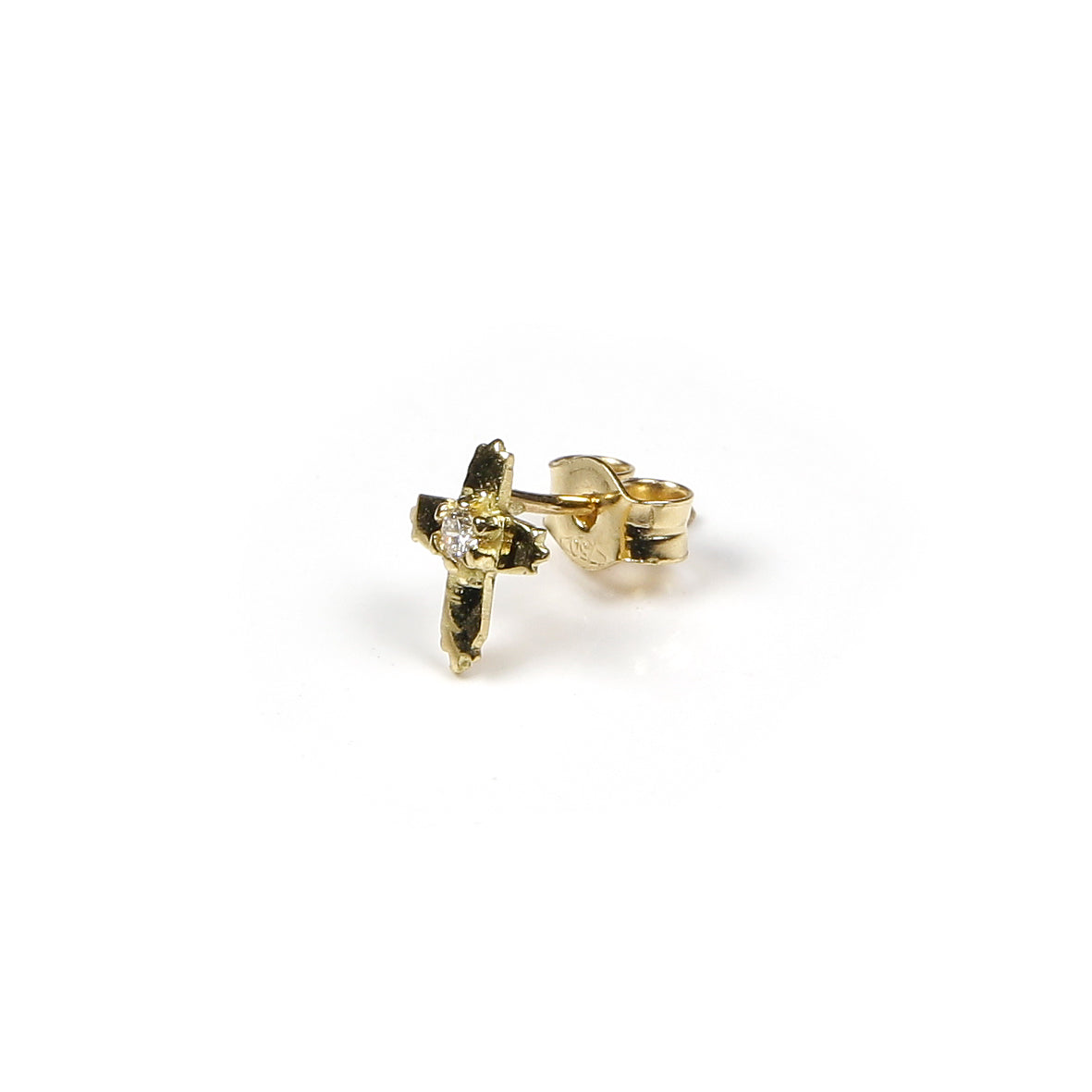 Pendiente Kuma oro 18kt