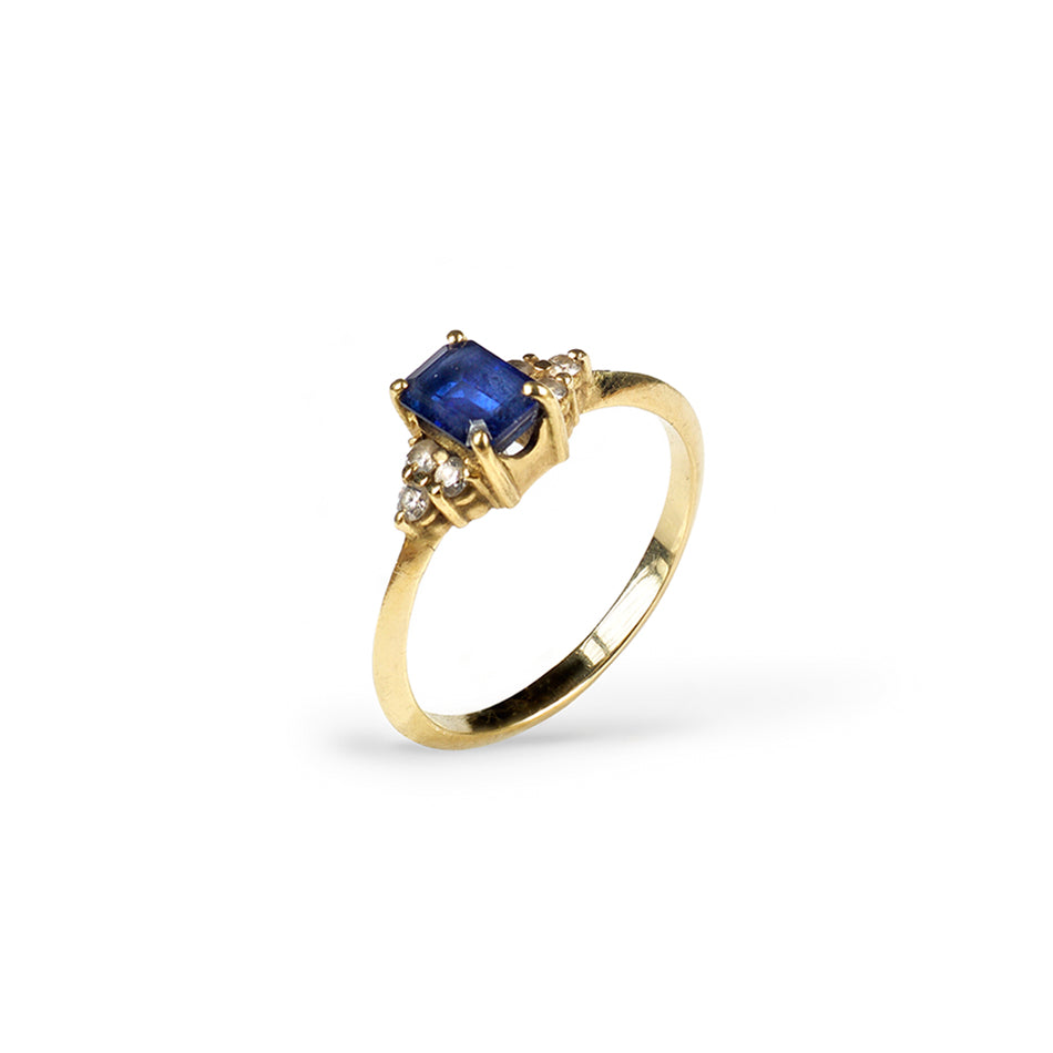 Canopus zafiro diamantes oro blanco