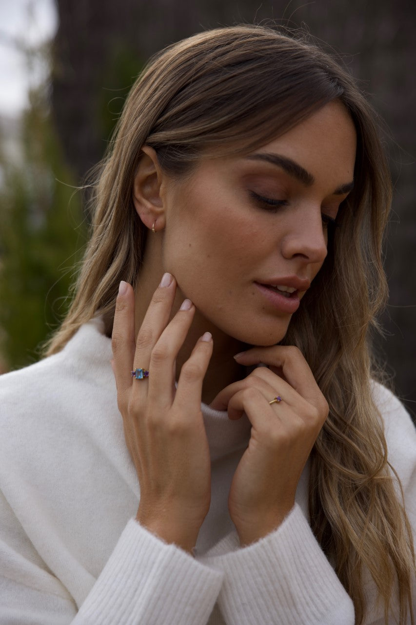 Anillo Hortensia Oro 18kt