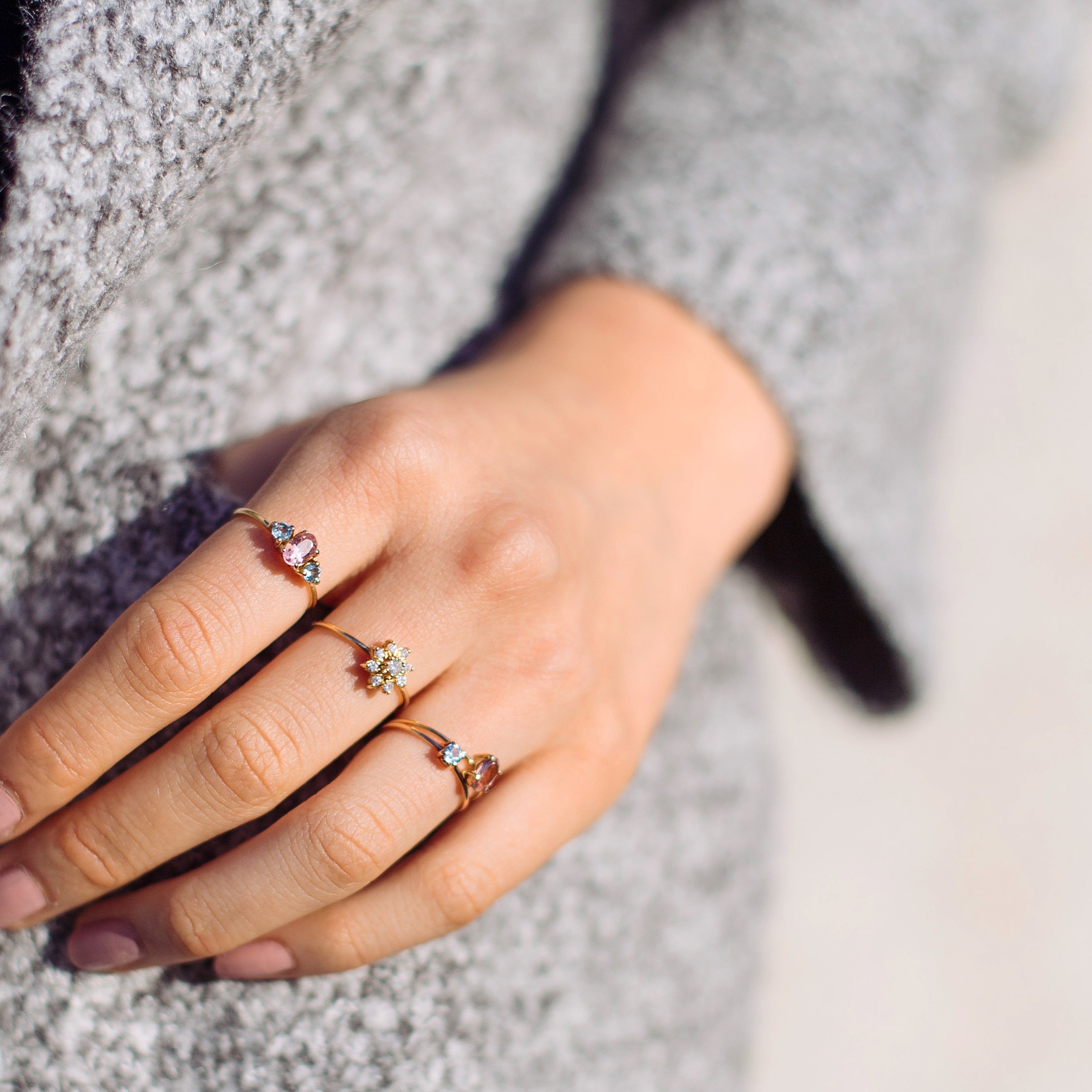 Anillo princess oro amarillo