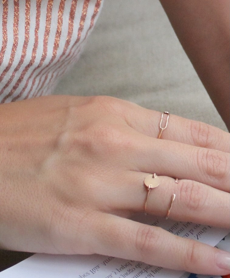 Anillo Circle Plata de Ley