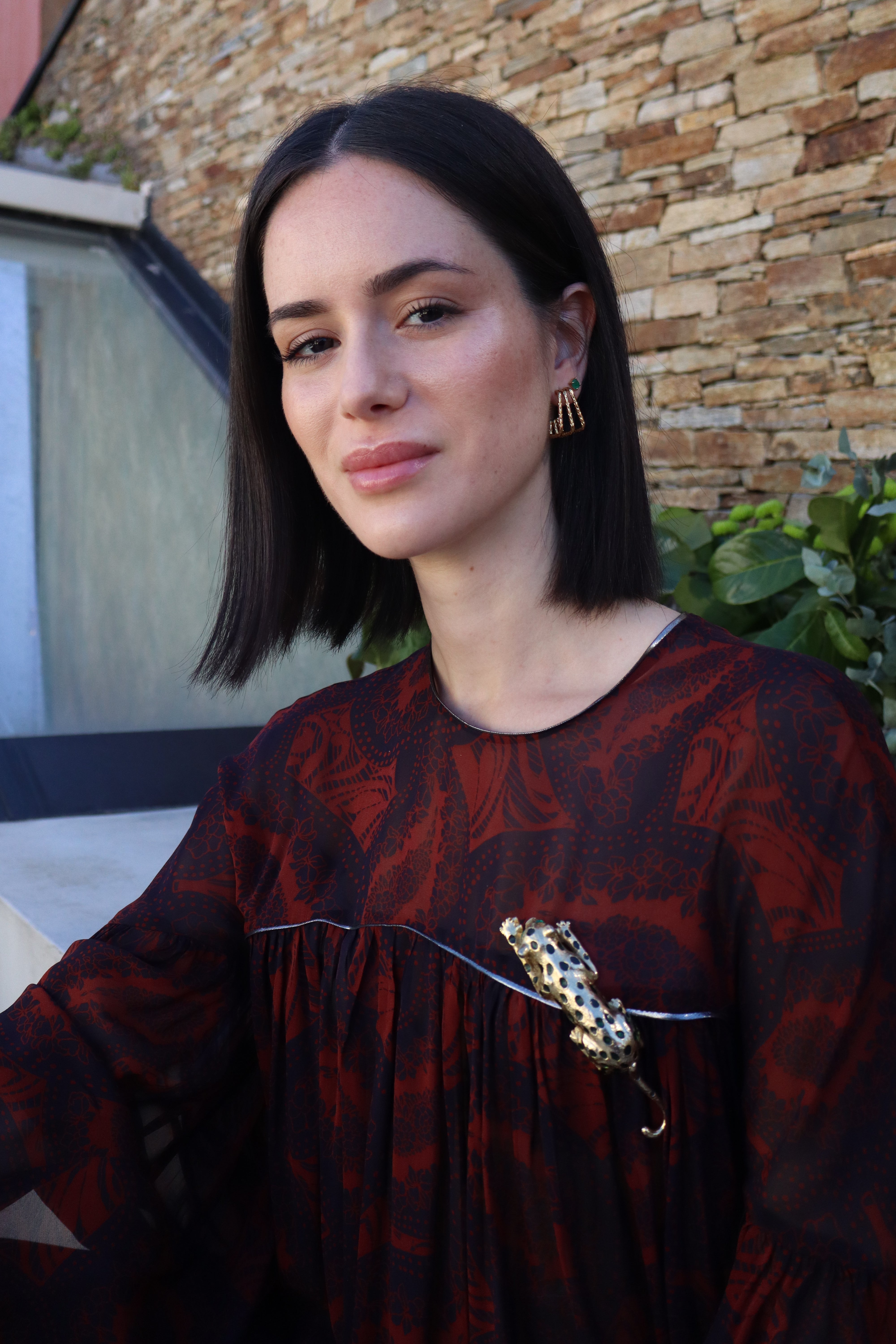 Aretes cuadrados