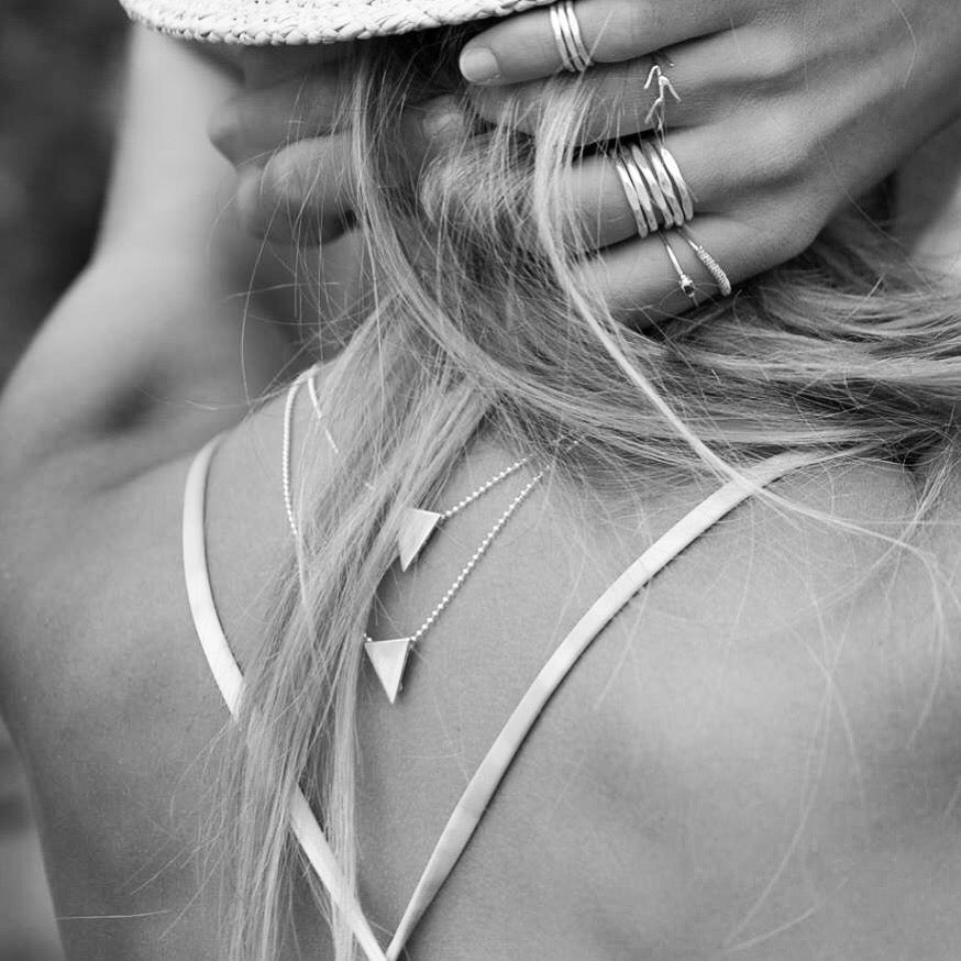 collar triángulo