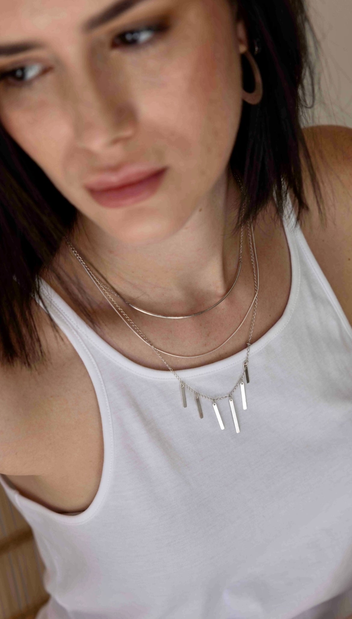 Pendientes aro plano plata 925