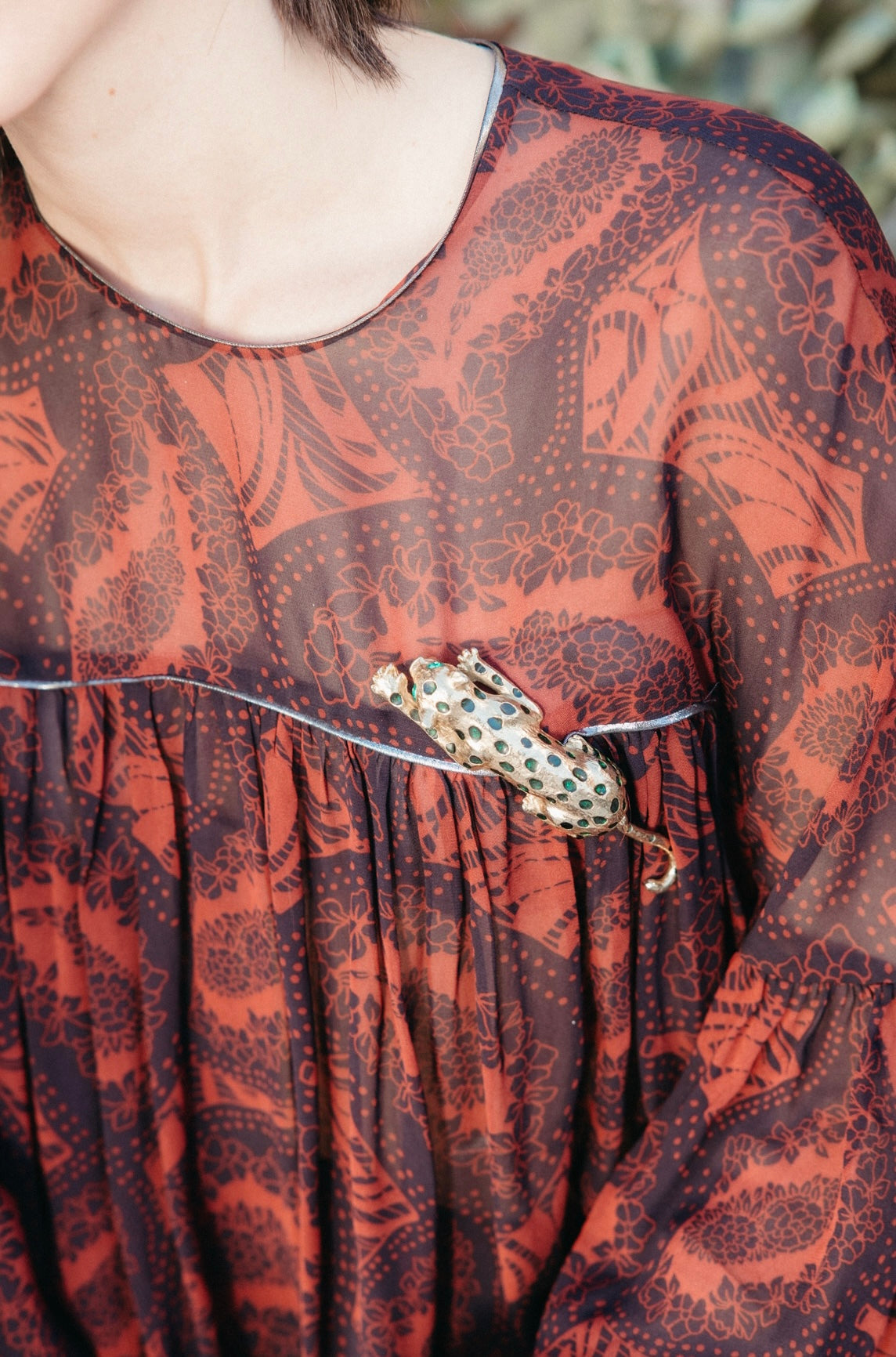 Broche pantera bahiana