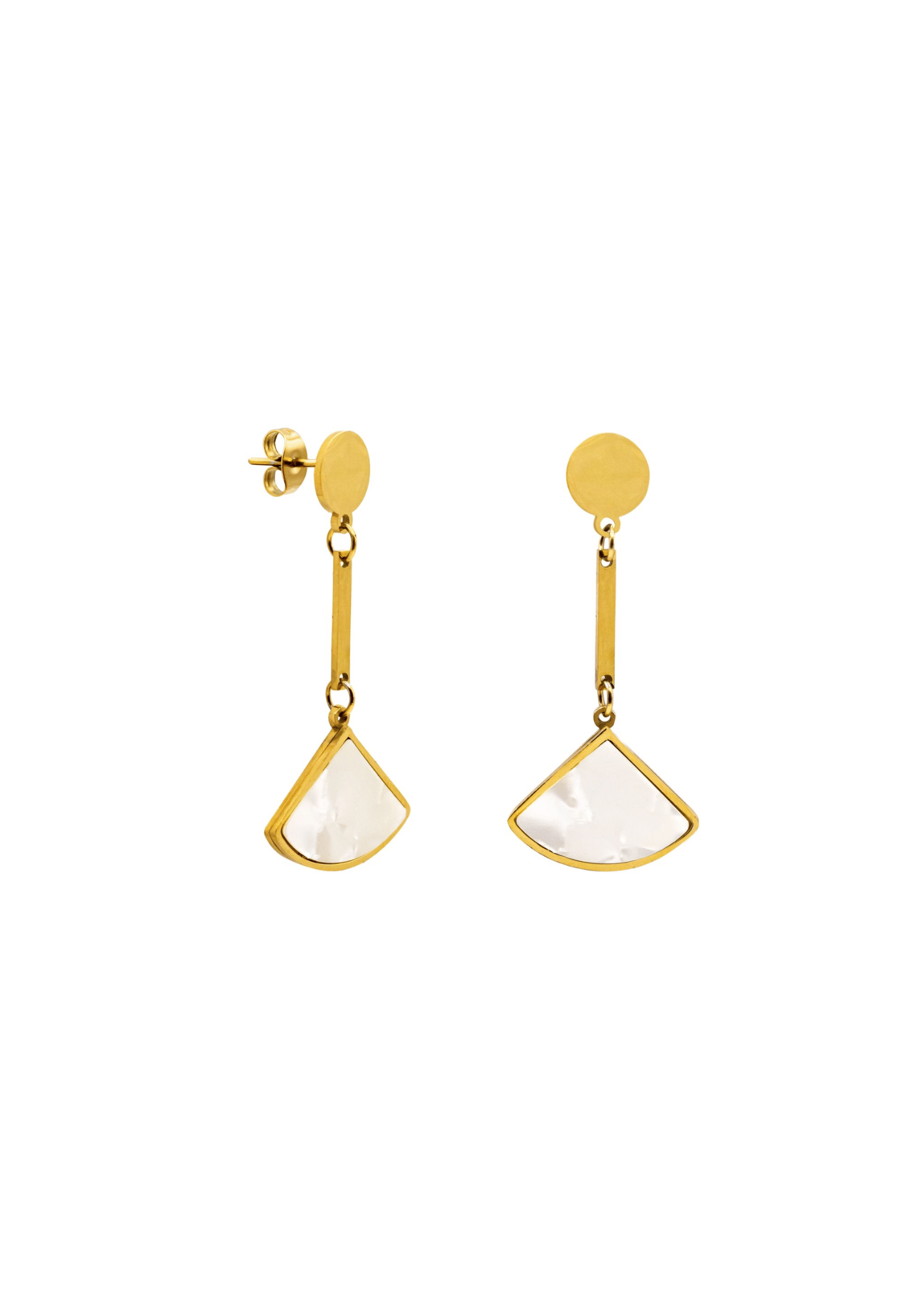 Pendientes colgante Nacar