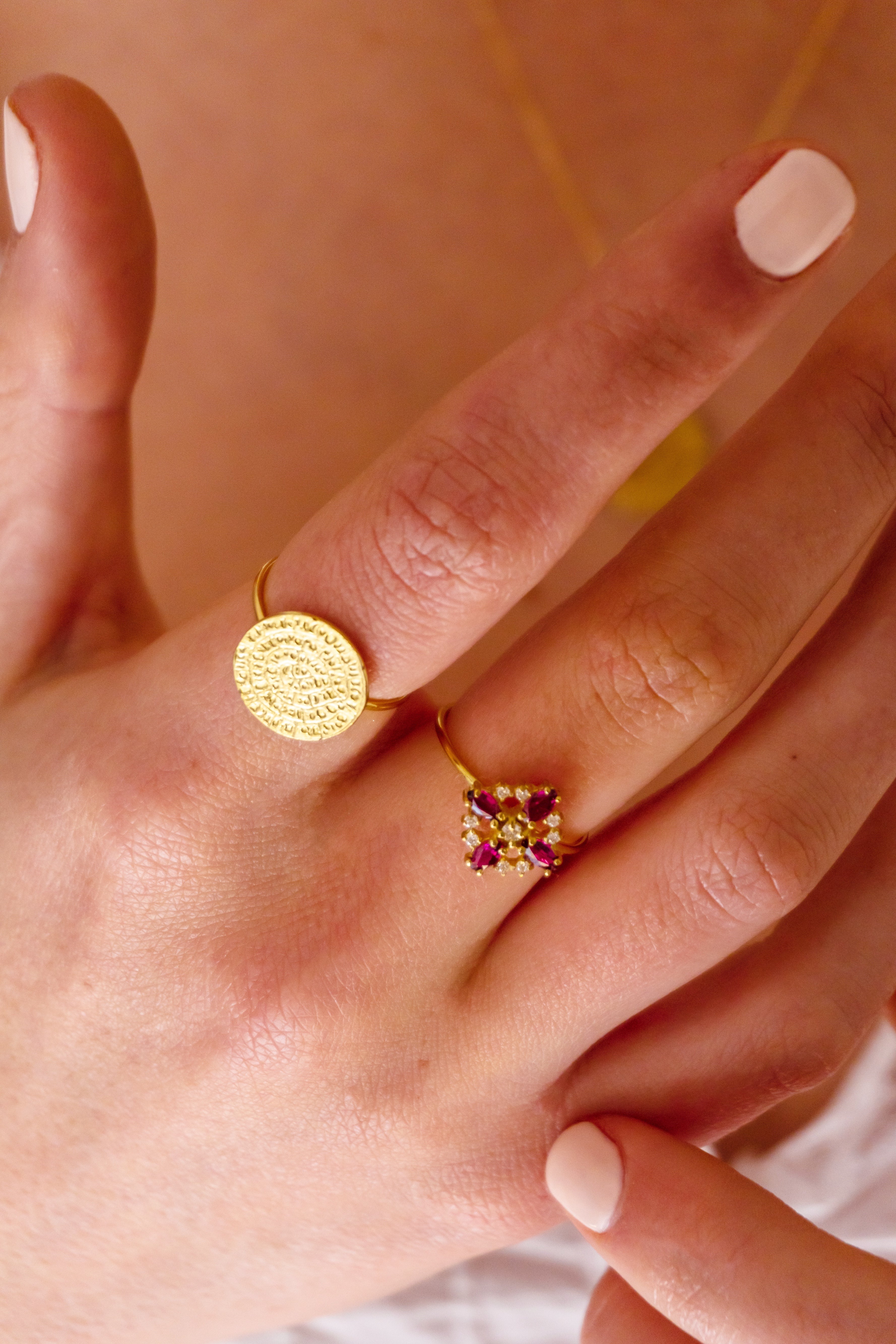 Amaltea rubies y diamantesOro 18kt