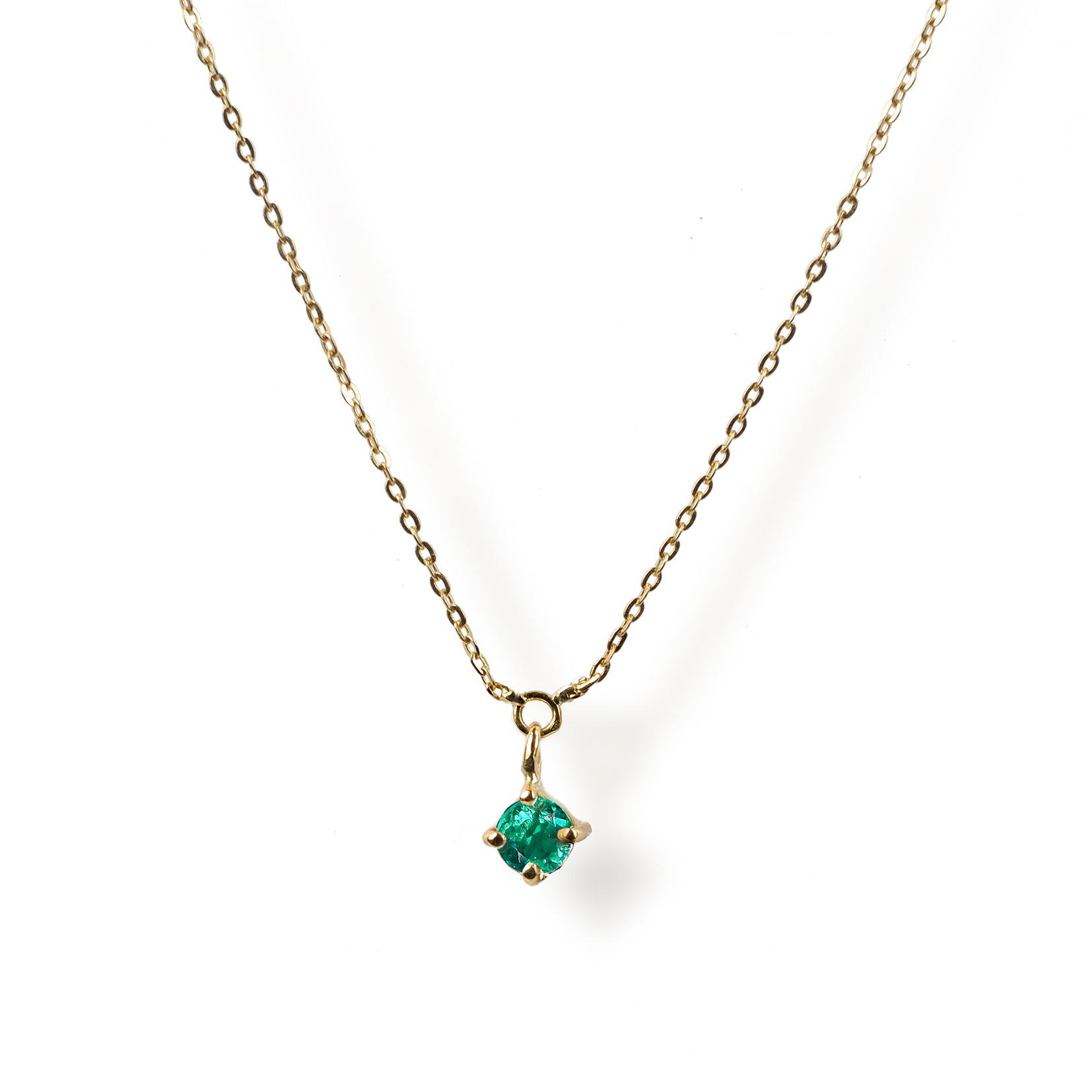 Collar oro 18k Esmeralda