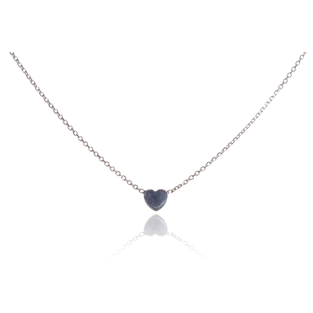 Collar Corazón en Plata de Ley