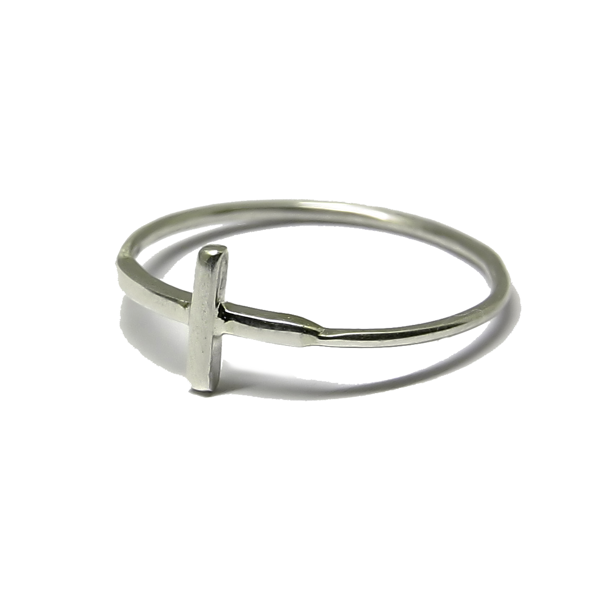 Anillo de Plata Cruz