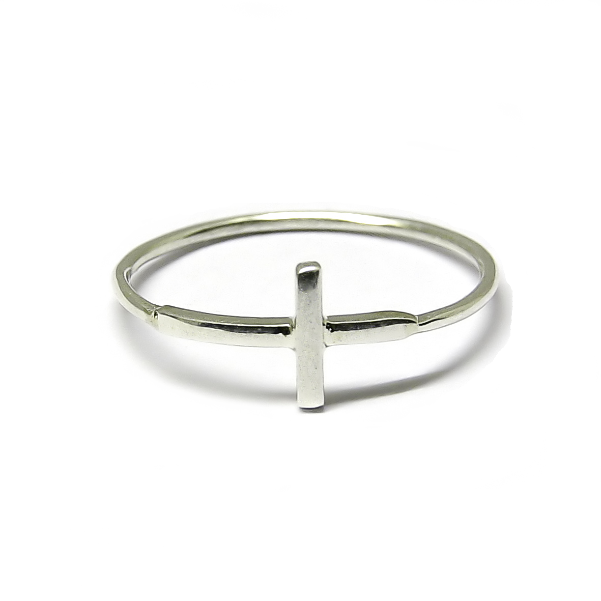 Anillo de Plata Cruz
