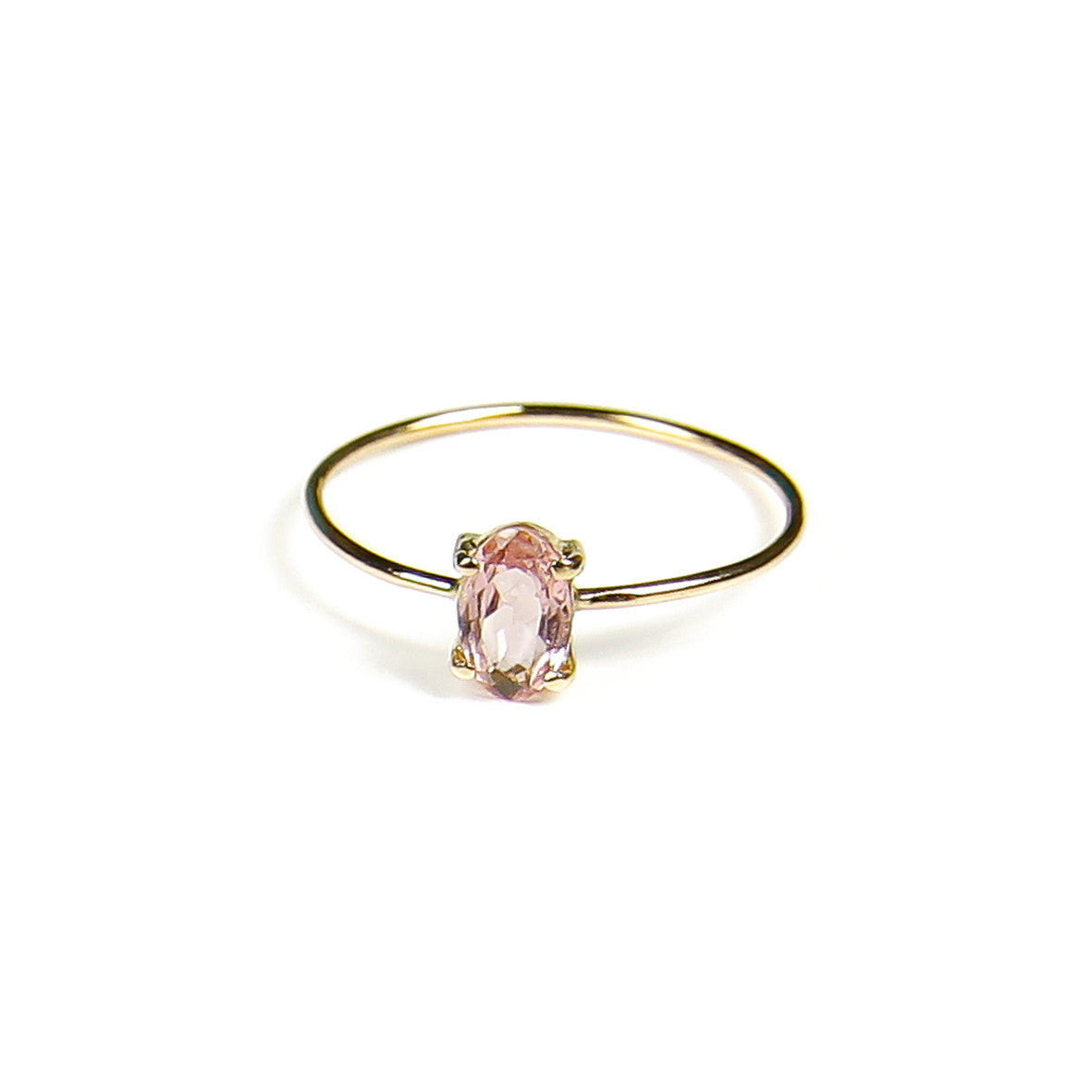 Turmalina oval rosa