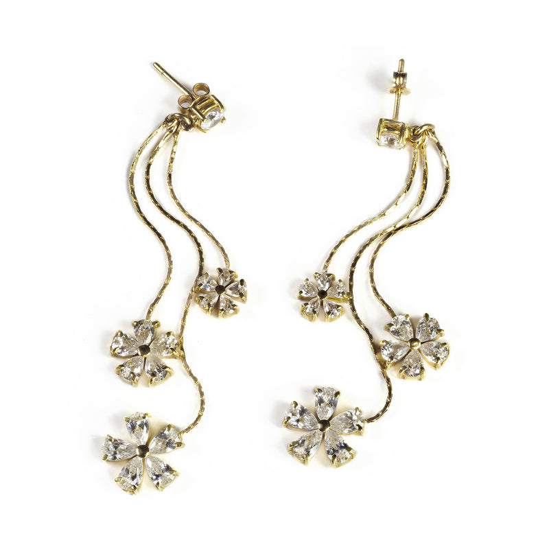 Pendientes flores