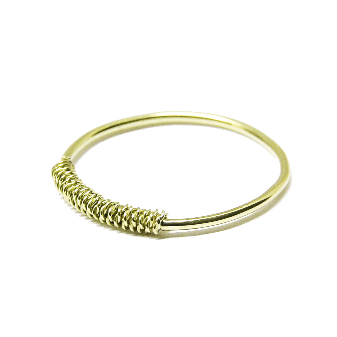 Anillo Tubo en Oro 18k