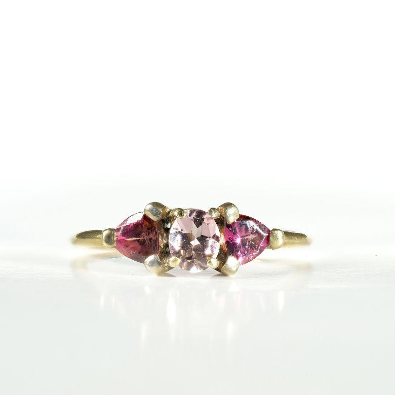 Anillo Trillón Rosa oro 18kt