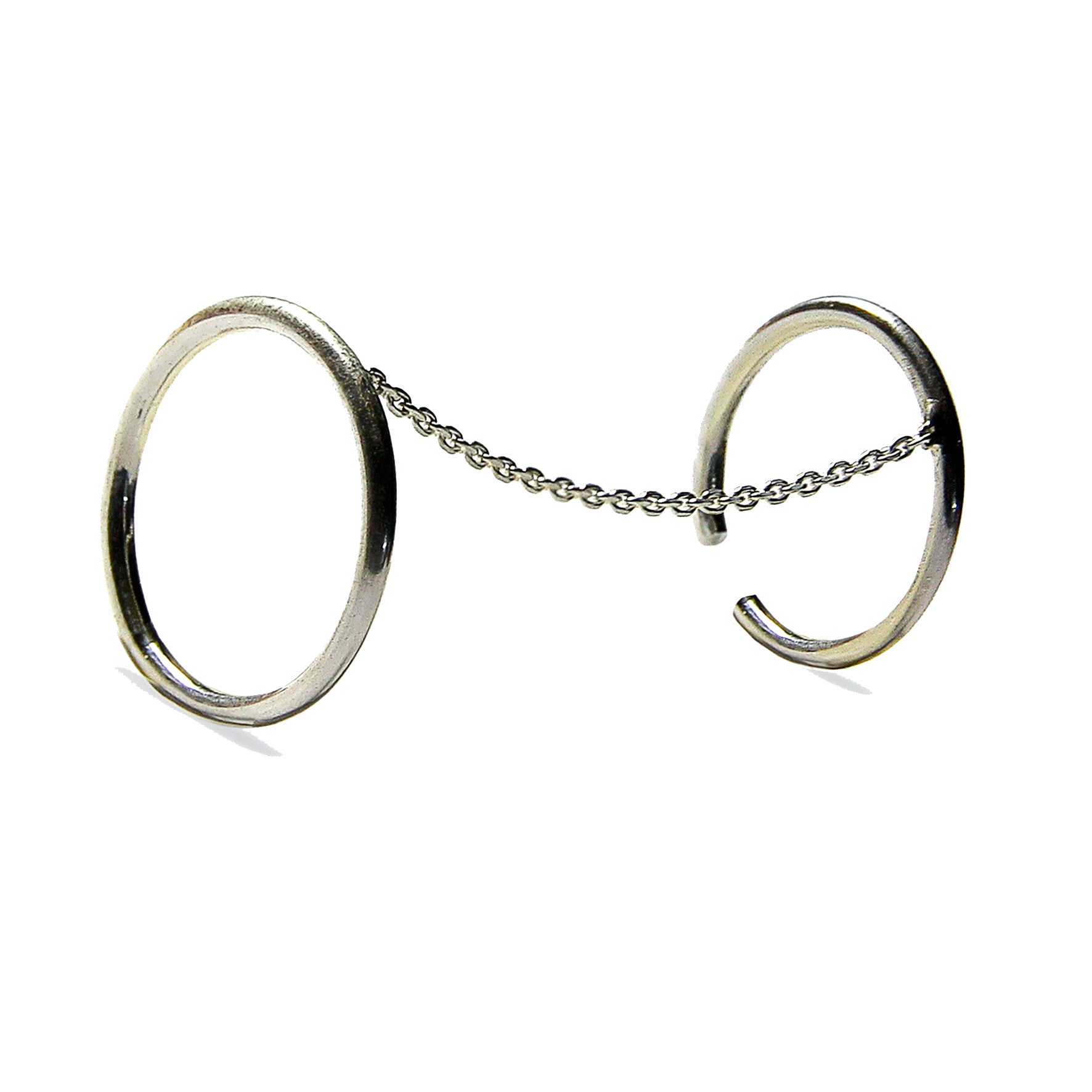 Anillo de Plata Encadenado