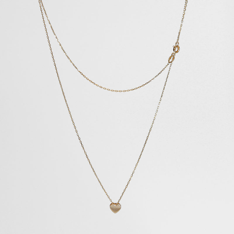 Collar Corazón en Oro 18 K