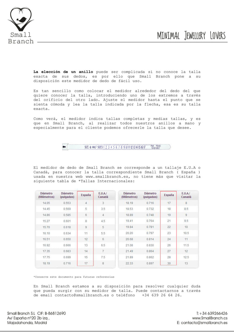 Medidor de Dedo de Small Branch