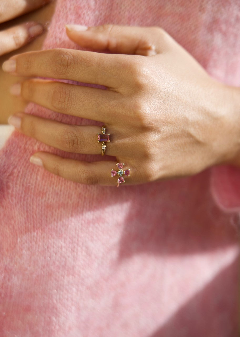 Anillo Roseta Oro 18kt