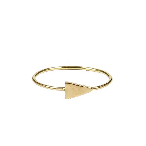 Anillo Triángulo en Oro 18K